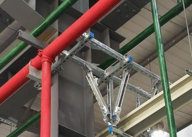柯坪该抗震支架的整体式支吊架结构协调性好
